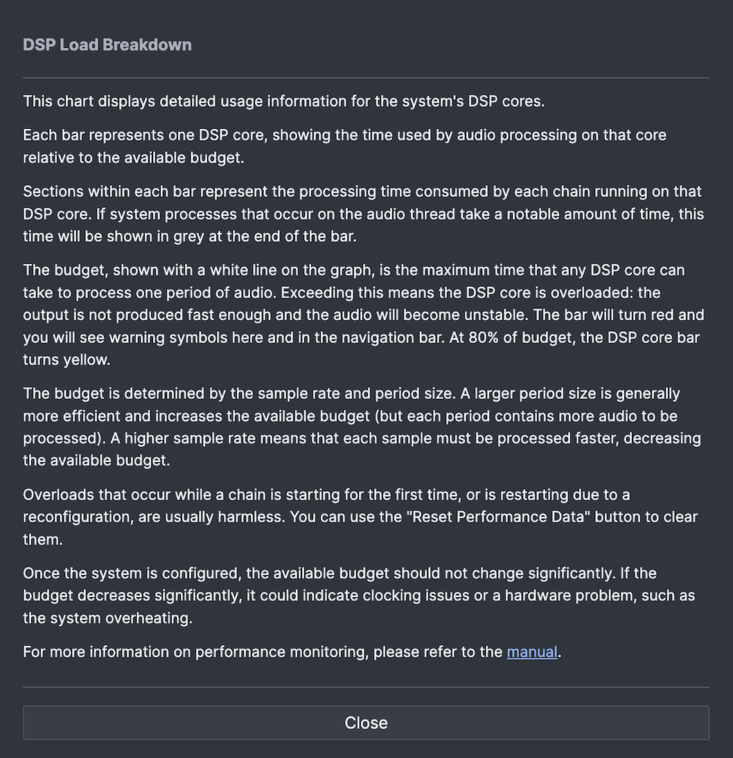 System status overview tab.