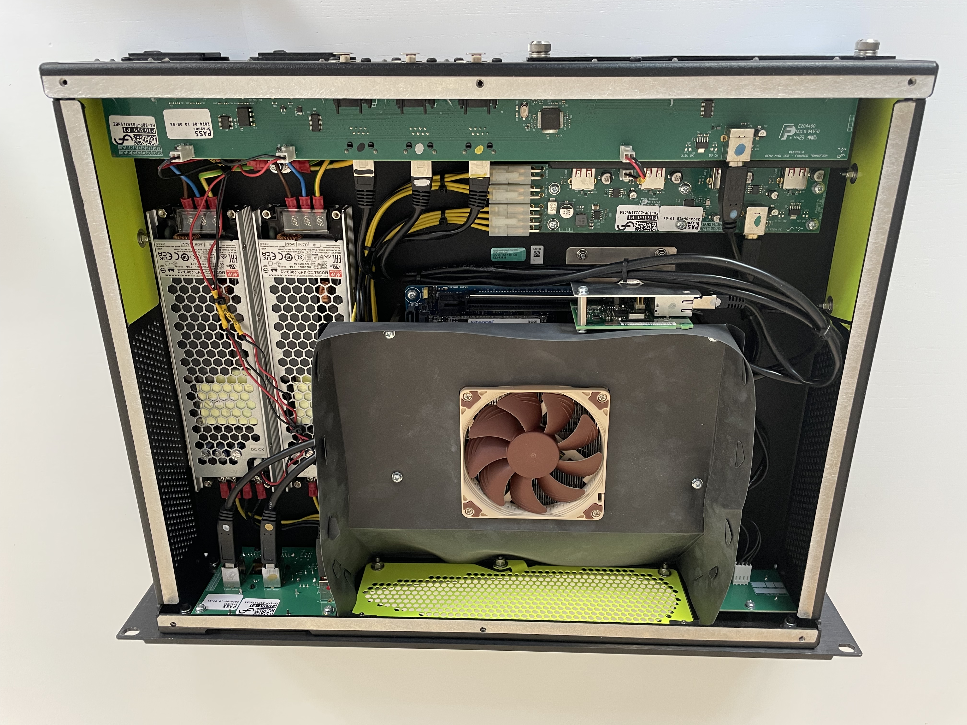 Overview of the transform.engine with the lid removed