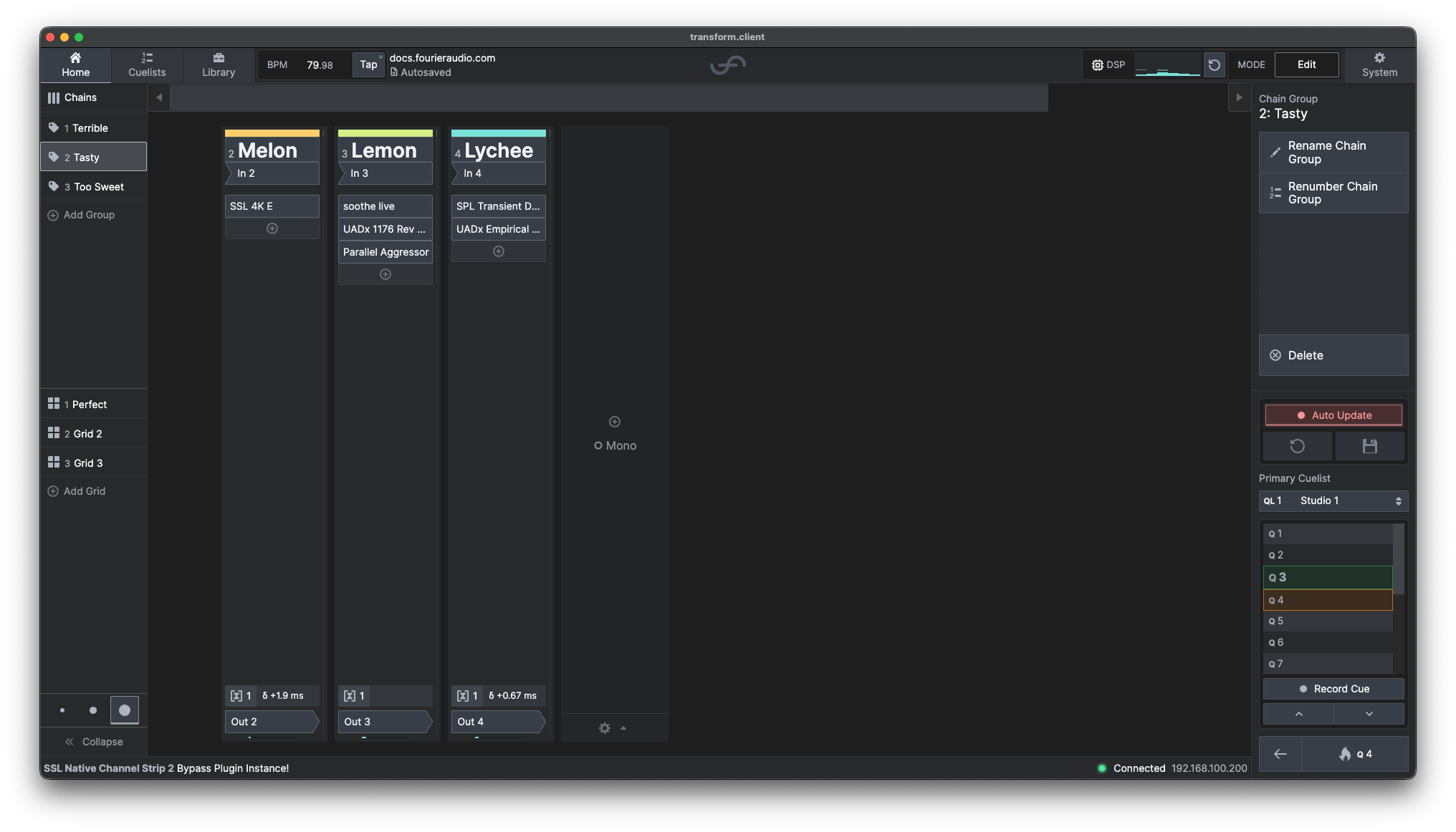 Filtered Chain View