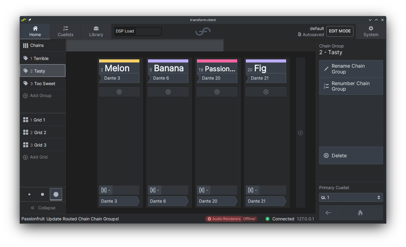 Filtered Chain View