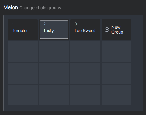 Chain Group Selector
