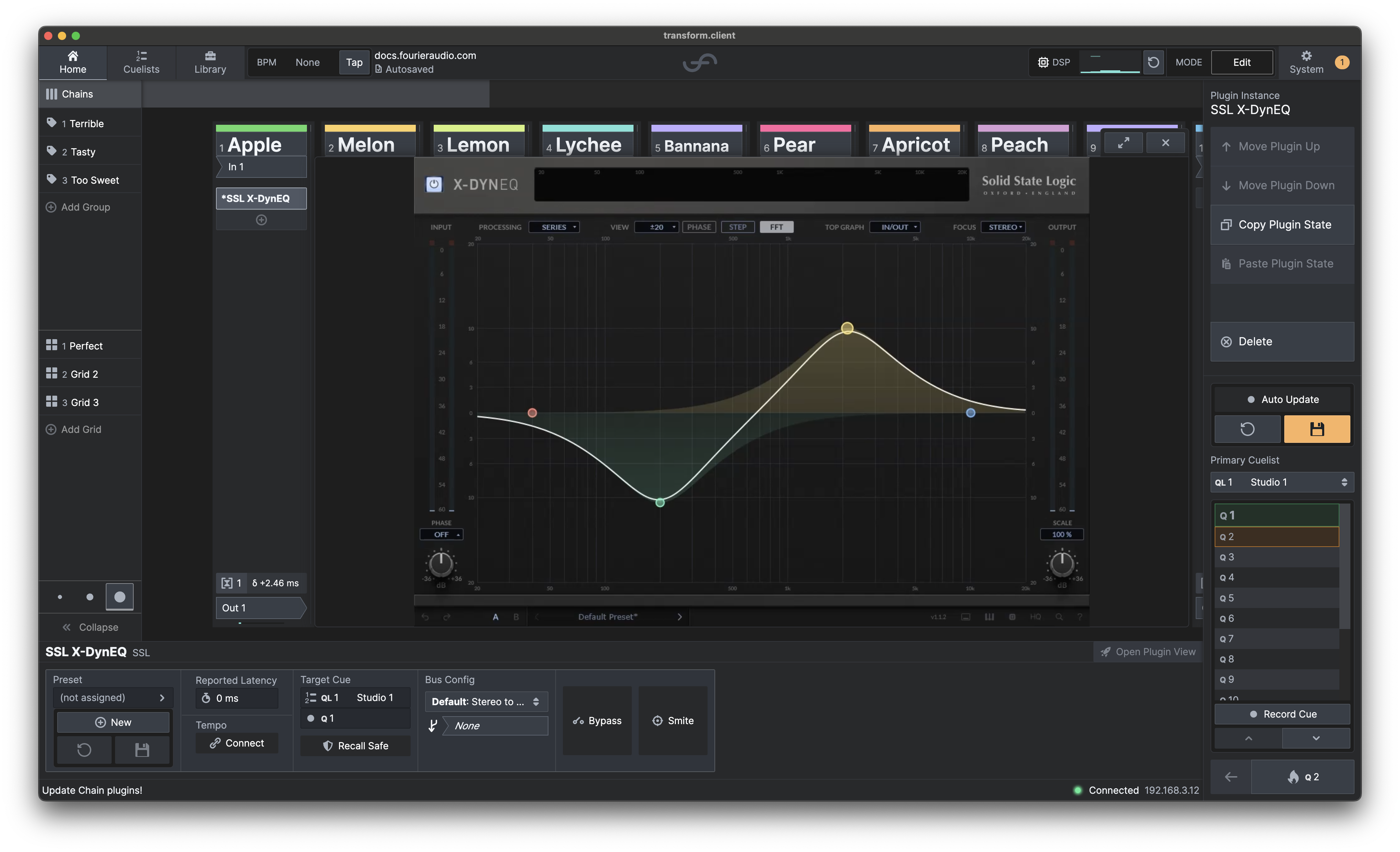 Plugin UI open in teleporter view