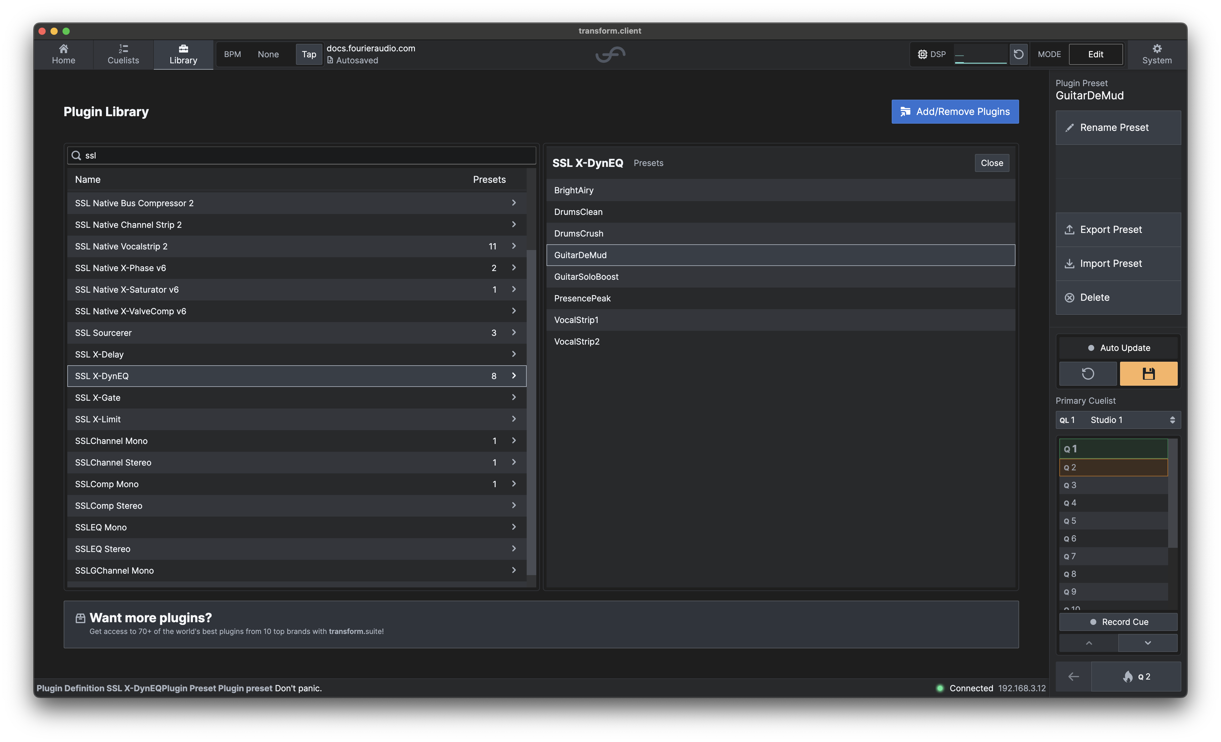Preset Library